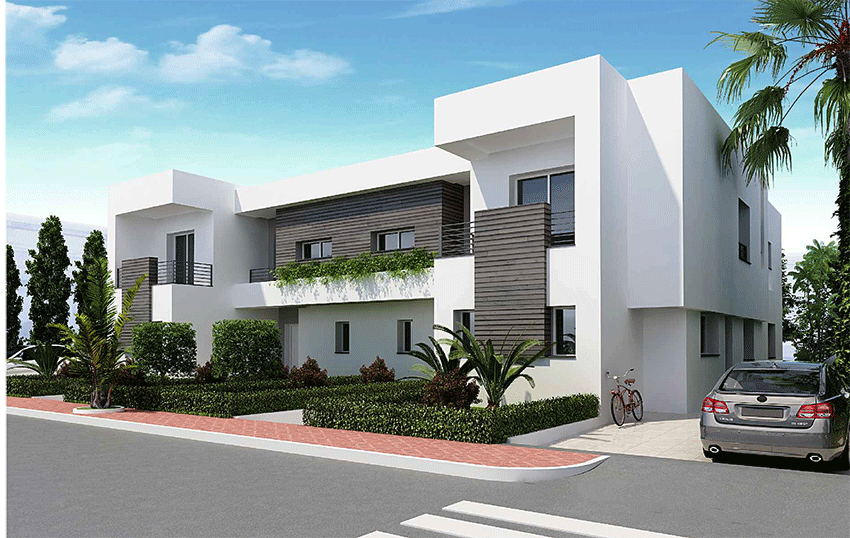 Villa moderne Venus avec piscine et jardin Résidence Golf Tunis Bay